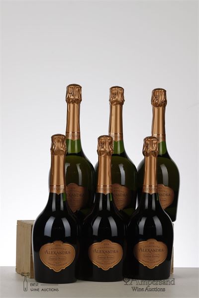LAURENT PERRIER GRANDE CUVEE ALEXANDRA ROSE 2004 - Laurent Perrier - 6 Bottles