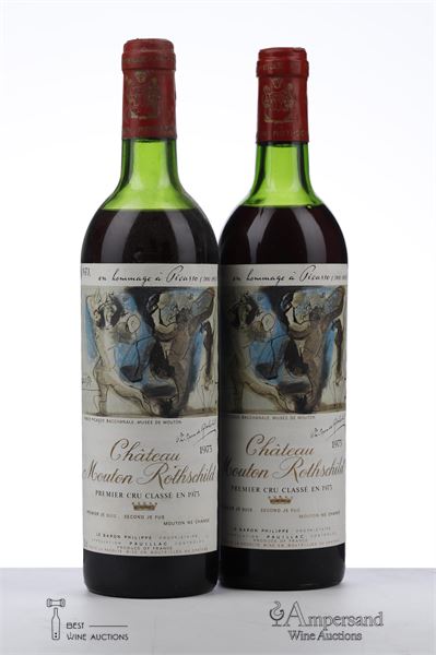 MOUTON ROTHSCHILD 1973 - 2 Bottles
