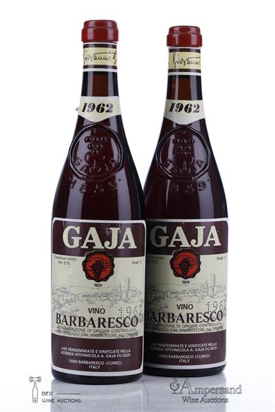 BARBARESCO 1962 - Gaja - 2 Bottles