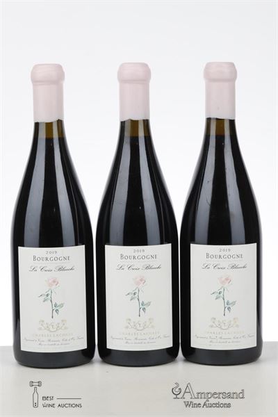 BOURGOGNE ROUGE LA CROIX BLANCHE 2019 - Charles Lachaux - 3 Bottles