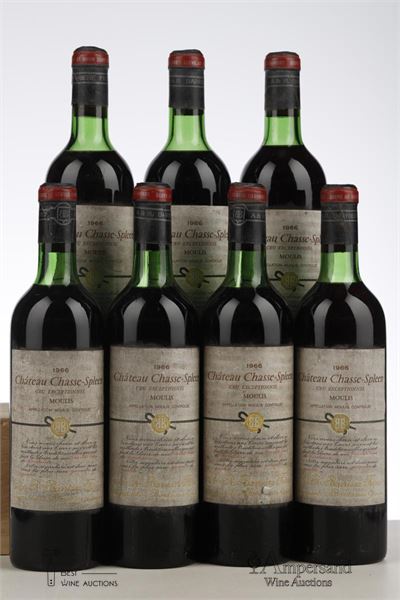 CHASSE SPLEEN 1966 - Barriere - 7 Bottles