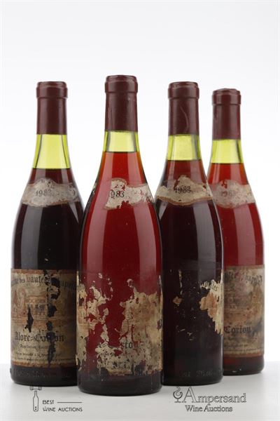 ALOXE CORTON 1983 - Domaine des Hautes Chappeles - 4 Bottles