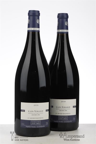 CLOS VOUGEOT LE GRAND MAUPERTUI 2018 - Anne Gros - 2 Magnums