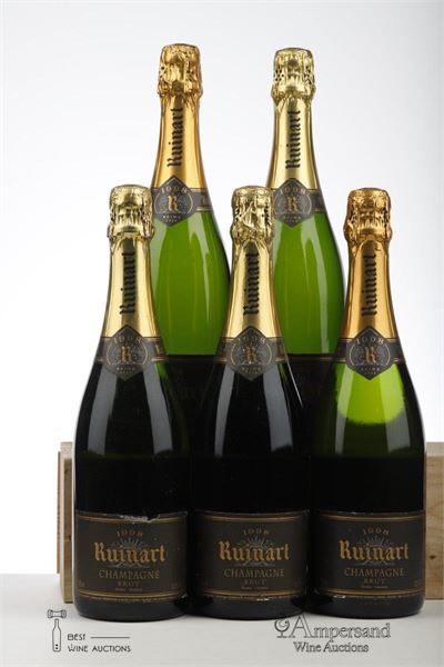 R DE RUINART 1998 - Ruinart - 5 Bottles
