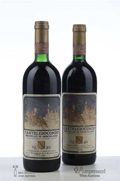 BRUNELLO DI MONTALCINO  1982 - Castelgiocondo - 2 Bottles