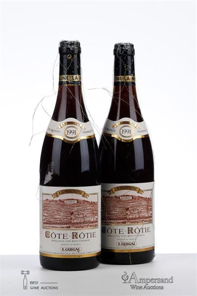 COTE ROTIE LA MOULINE 1991 - Guigal - 2 Bottles