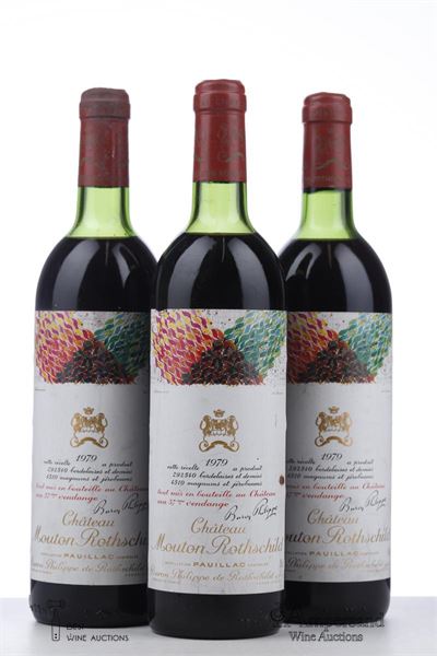 MOUTON ROTHSCHILD 1979 - Mc - 3 Bottles