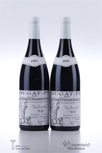 GEVREY CHAMBERTIN LES EVOCELLES VIEILLES VIGNES 2005 - Bernard Dugat Py - 2 Bottles