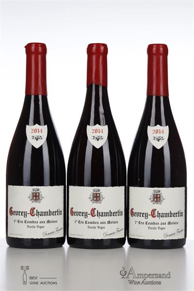 GEVREY CHAMBERTIN COMBE AUX MOINES VIEILLE VIGNE 2014 - Fourrier - 3 Bottles