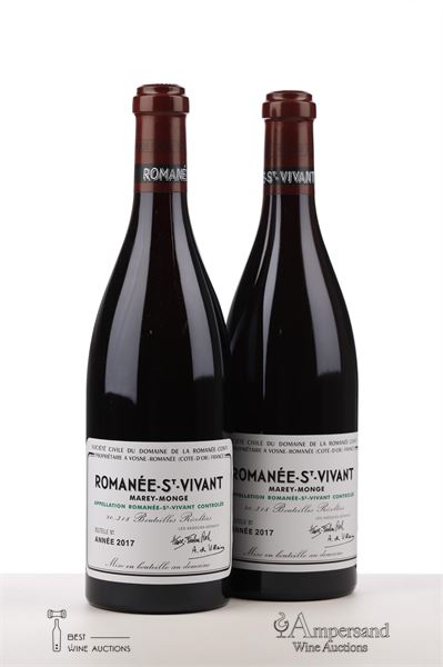 ROMANEE ST VIVANT 2017 - Domaine de la Romanee Conti - 2 Bottles