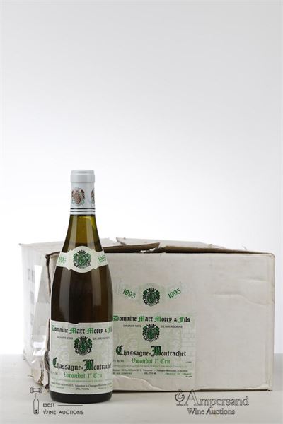 CHASSAGNE MONTRACHET BLANC VIRONDOT 1995 - Marc Morey - 12 Bottles - Oc 12