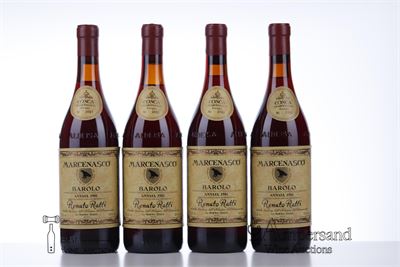 BAROLO CONCA MARCENASCO 1981 - Renato Ratti - 4 Bottles