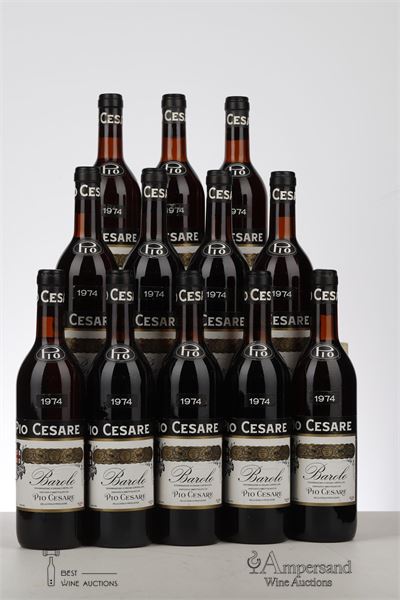 BAROLO 1974 - Pio Cesare - 12 Bottles