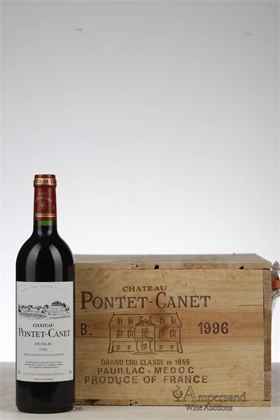 PONTET CANET 1996 - Mc - 12 Bottles - Owc 12