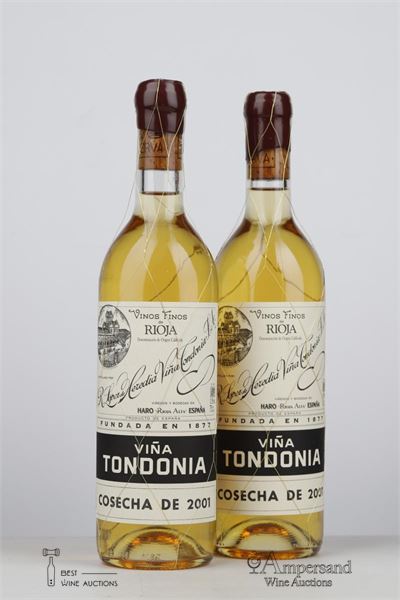 VINA TONDONIA GRAN RESERVA BLANCO 2001 - Lopez de Heredia - 2 Bottles