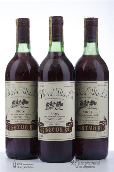 LA RIOJA ALTA RESERVA 890 1973 - La Rioja Alta - 3 Bottles