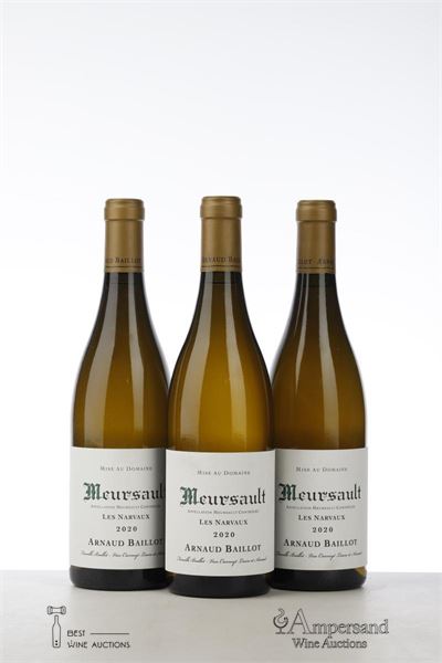 MEURSAULT LES NARVAUX 2020 - Arnaud Baillot - 3 Bottles