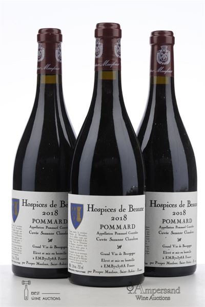 HOSPICES DE BEAUNE POMMARD CUVEE SUZANNE CHAUDRON 2018 - Prosper Maufoux - 3 Bottles