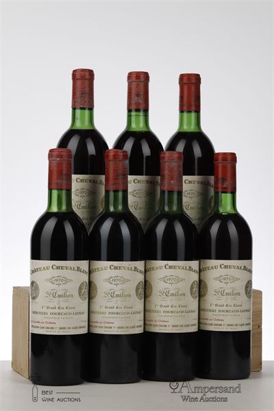 CHEVAL BLANC 1970 - Mc - 7 Bottles