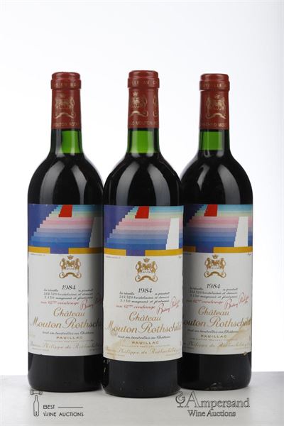 MOUTON ROTHSCHILD 1984 - Mc - 3 Bottles