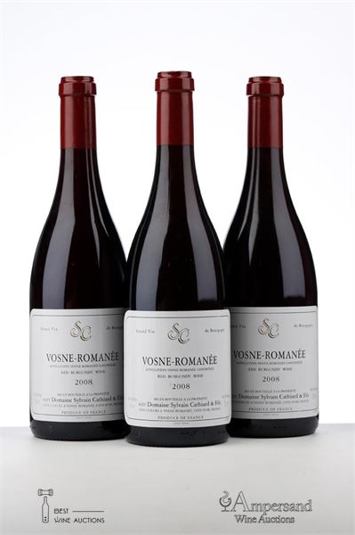 VOSNE ROMANEE 2008 - Sylvain Cathiard - 3 Bottles