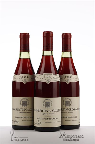 CHAMBERTIN CLOS DE BEZE 1973 - Drouhin Laroze - 3 Bottles