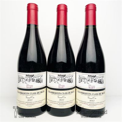 CHAMBERTIN CLOS DE BEZE 2012 - Domaine Bart - 3 Bottles