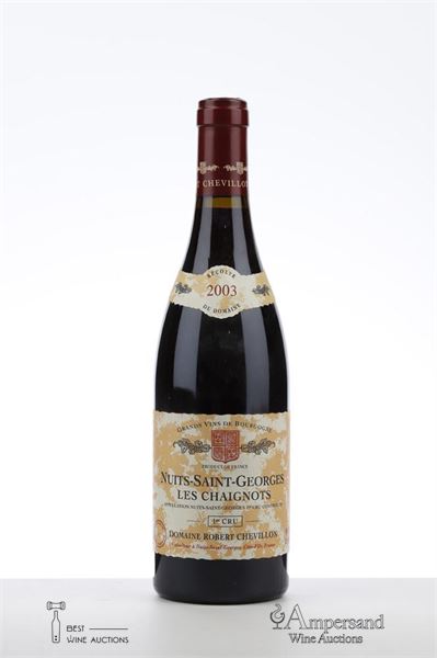 NUITS ST GEORGES LES CHAIGNOTS 2003 - Robert Chevillon - 1 Bottle