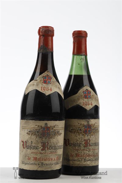 VOSNE ROMANEE 1964 - de Maizieres - MB - 2 Bottles