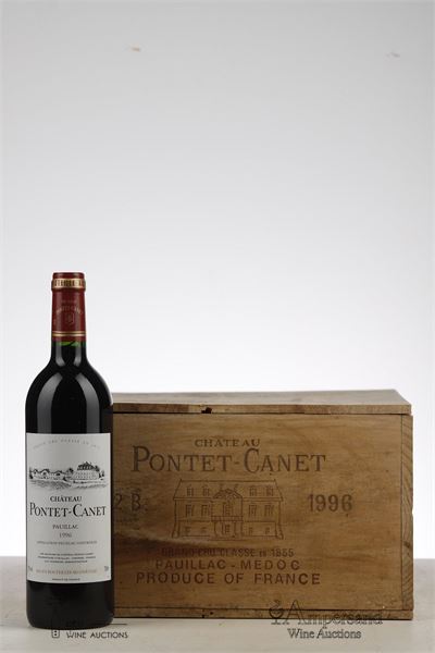 PONTET CANET 1996 - Mc - 12 Bottles - Owc 12