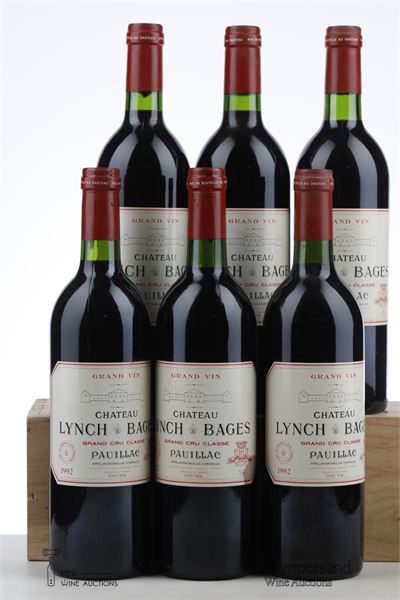 LYNCH BAGES 1992 - Mc - 6 Bottles