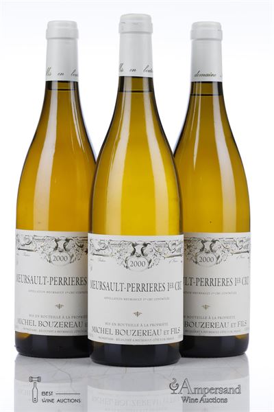 MEURSAULT PERRIERES 2000 - Michel Bouzereau - 3 Bottles