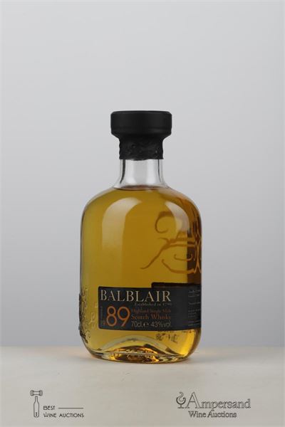 BALBLAIR SINGLE MALT 1989 - Balblair - Distilled 1989 Bottled 2007 - Alc 43% - 1 Bottle