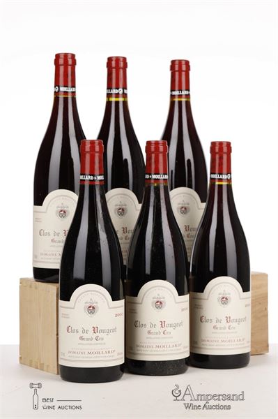 CLOS DE VOUGEOT 2000 - Moillard - 6 Bottles - Owc 6