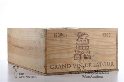 LATOUR 1986 - 12 Bottles - Owc 12