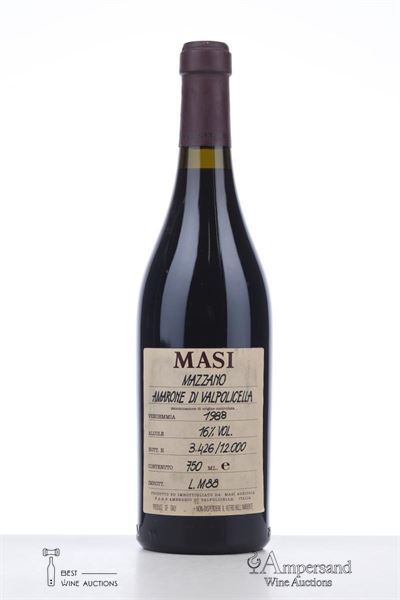 AMARONE DELLA VALPOLICELLA MAZZANO 1988 - Masi - 1 Bottle