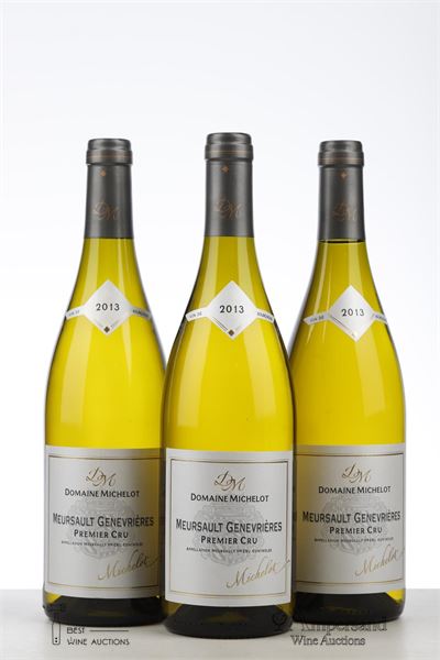 MEURSAULT GENEVRIERES 2013 - Michelot - 3 Bottles