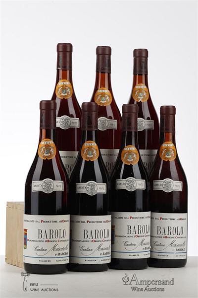 BAROLO 1975 - Cantina Mascarello - 7 Bottles