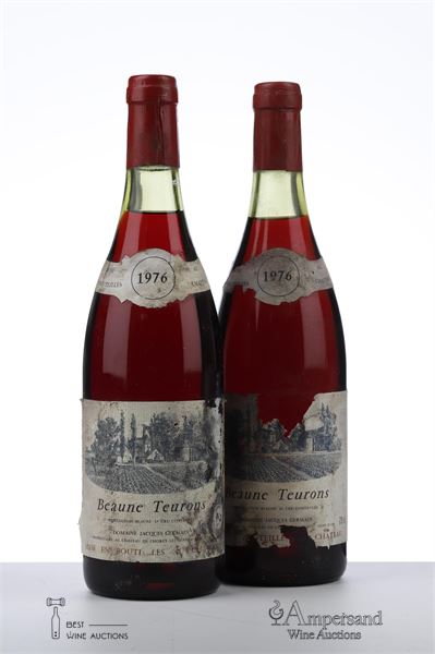 BEAUNE TEURONS 1976 - Jacques Germain - 2 Bottles