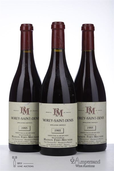 MOREY ST DENIS 1995 - Fery Meunier - 3 Bottles