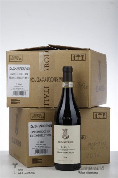 BAROLO BRICCO DELLE VIOLE 2014 - G.D. Vajra - 12 Bottles - Oc 6