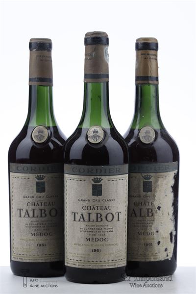 TALBOT 1961 - Mc - 3 Bottles