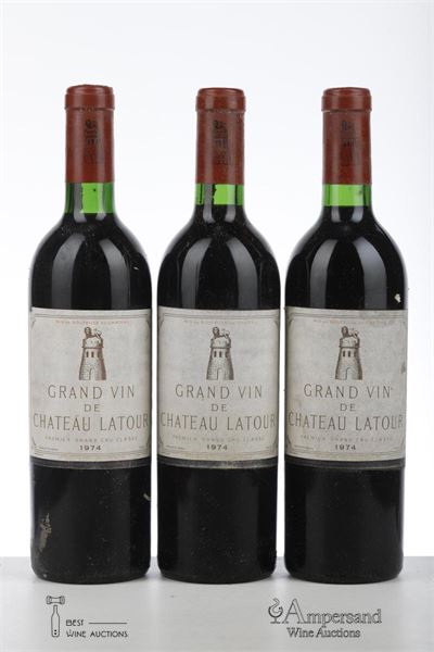LATOUR 1974 - Mc - 3 Bottles