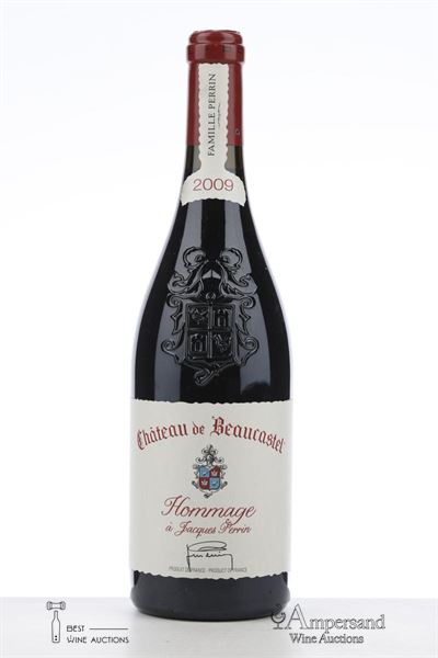 CHATEAUNEUF DU PAPE BEAUCASTEL HOMMAGE A JACQUES PERRIN 2009 - Beaucastel - 1 Bottle