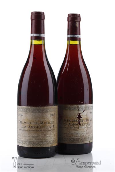CHAMBOLLE MUSIGNY LES AMOUREUSES 1996 - Jacques Frederic Mugnier - 2 Bottles
