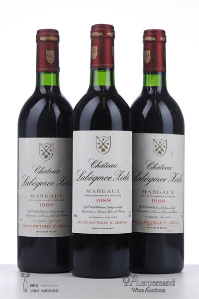 LABEGORCE ZEDE 1988 - Mc - 3 Bottles