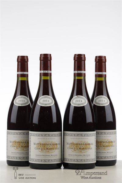 NUITS ST GEORGES CLOS DE LA MARECHALE 2014 - Jacques Frederic Mugnier - 4 Bottles