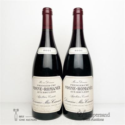 VOSNE ROMANEE AUX BRULEES 2001 - Meo Camuzet - 2 Bottles