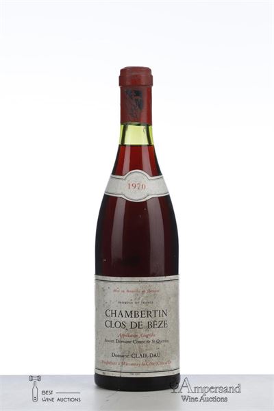 CHAMBERTIN CLOS DE BEZE 1970 - Claur Dau - 1 Bottle