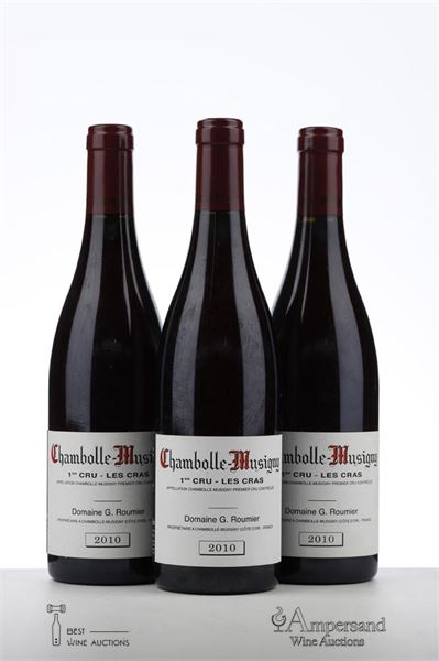 CHAMBOLLE MUSIGNY LES CRAS 2010 - Georges Roumier - 3 Bottles